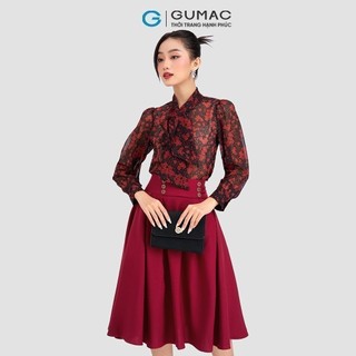 Áo sơ mi nữ GUMAC kiểu thắt nơ  AD03066