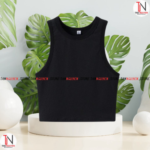Áo croptop nữ sát nách minifod ba lỗ croptop nữ chất thun cotton co giãn mền mại mịn màng