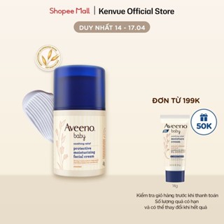 Kem dưỡng ẩm mặt làm dịu da nhạy cảm, khô ngứa Aveeno Baby Soothing Relief 48g