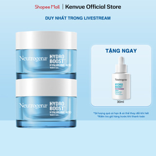 [Độc quyền KOL] Combo 2 Kem dưỡng ẩm cấp nước Neutrogena® Hydro Boost Hyaluronic Acid Water Gel 50g (quà ko hiện giỏ)
