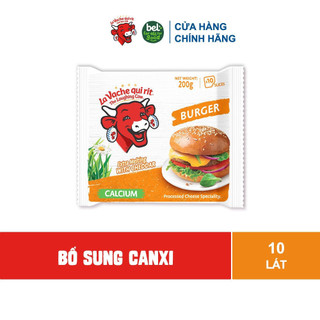 Phô mai Lát Con Bò Cười Burger - 10c (200G)