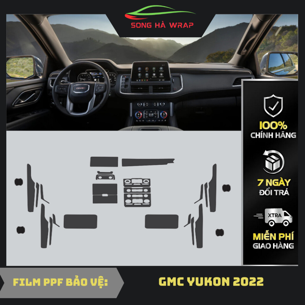 GMC Yukon 2022 Dán PPF bảo vệ nội thất, chống xước và luôn bóng đẹp