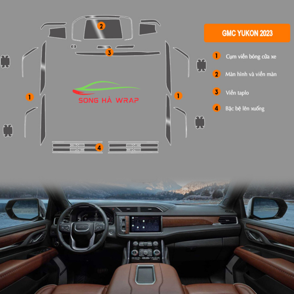 GMC Yukon 2023 Dán PPF bảo vệ nội thất,chống xước và luôn bóng đẹp