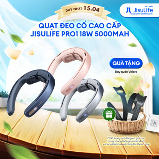 Quạt Đeo Cổ Cao Cấp JISULIFE Pro1 Làm Mát 360 Độ | LED Hiển Thị 100 Cấp Gió | Sử Dụng Đến 17H | Bảo Hành Chính Hãng 12Th
