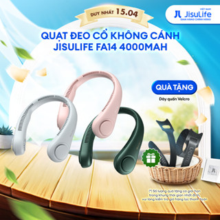 Quạt Đeo Cổ Không Cánh 4000mAh JISULIFE FA14 Siêu Mát 270 Độ | Sử Dụng Lên Đến 16H | Bảo Hành Chính Hãng 12 Tháng