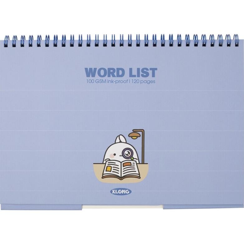 Sổ học từ vựng Word List KLONG B5 120 trang 100/76; MS: 917