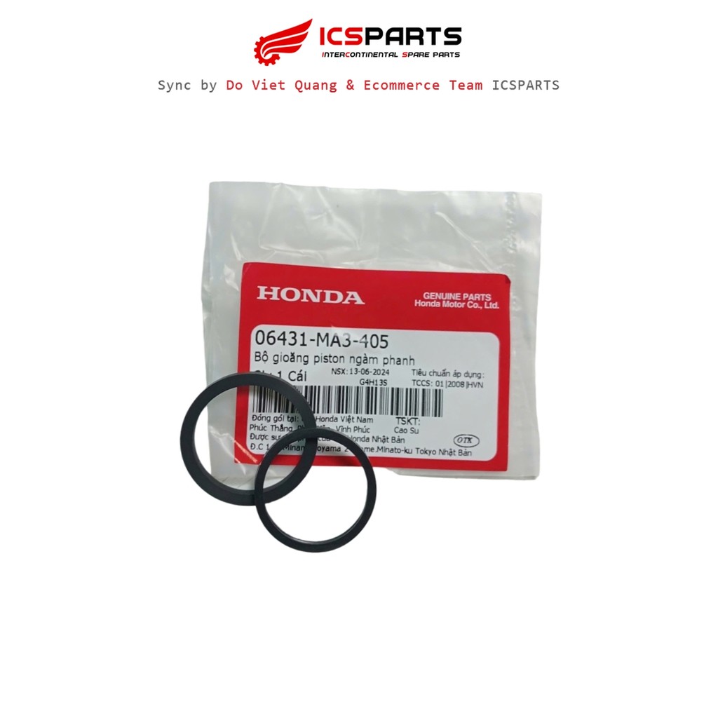 Bộ gioăng piston ngàm phanh HONDA Lead 110 (06431-MA3-405)