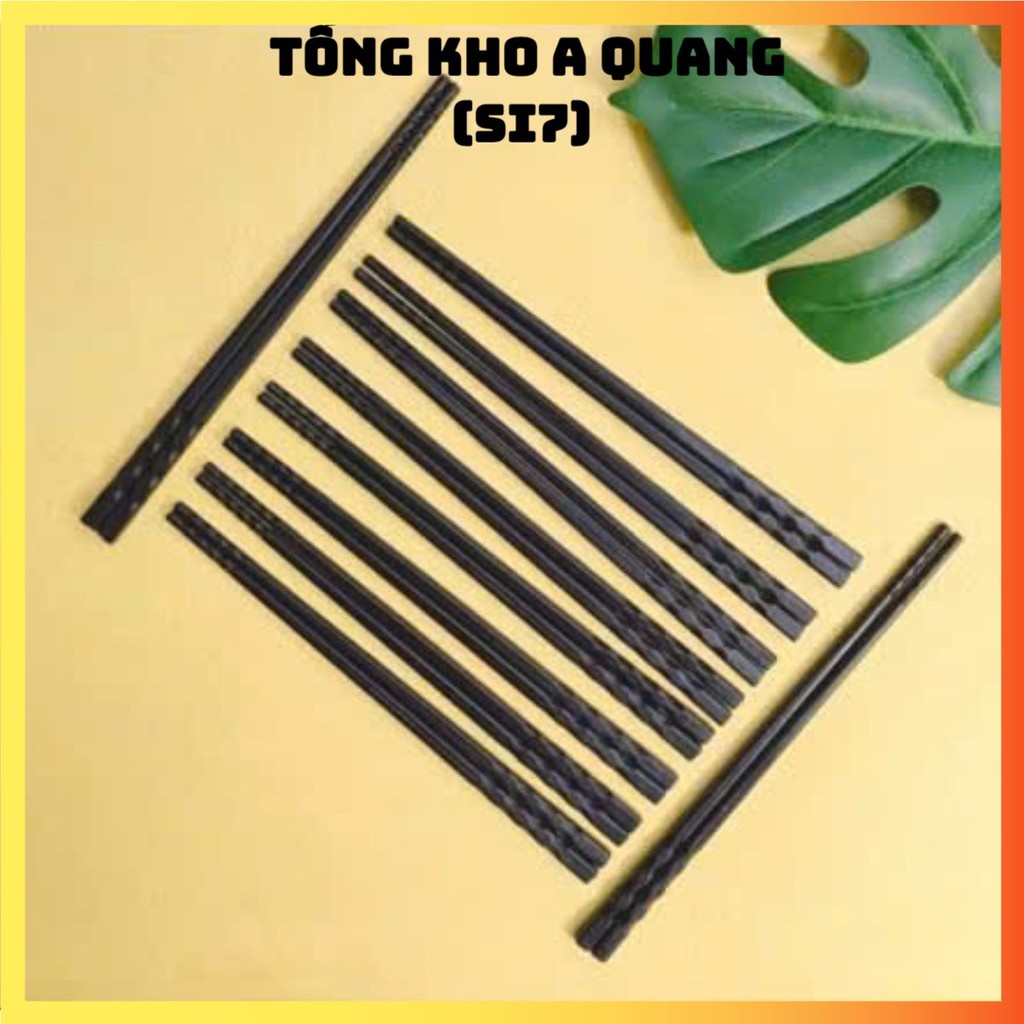 10 ĐÔI ĐŨA NHỰA LƯỢN SÓNG,  Đũa Nhựa Phip Đen - DUANHUA897