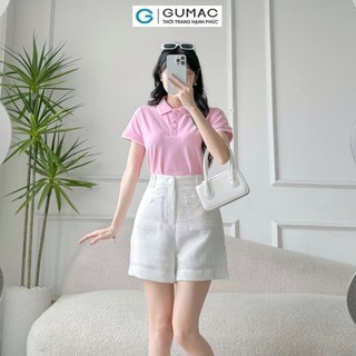 Quần short nữ GUMAC kiểu túi đắp  SHE03007