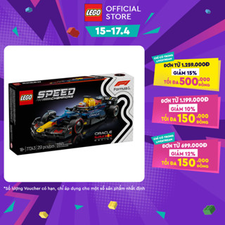 LEGO SPEED CHAMPIONS 77243 Đồ Chơi Lắp Ráp Xe Đua Oracle Red Bull Rb20 F1 (251 chi tiết)
