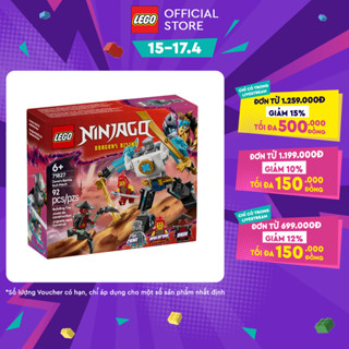 LEGO NINJAGO 71827 Đồ Chơi Lắp Ráp Chiến Giáp Của Zane (92 chi tiết)
