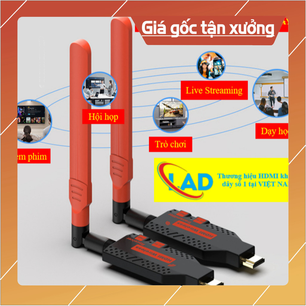 HDMI không dây 200m sử dụng cho 4 tivi hoặc máy chiếu (LAD200m) 2026