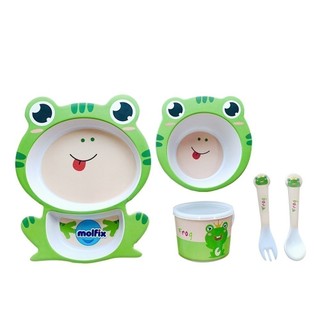 [Gift] Bộ dụng cụ ăn uống sợi tre 5 món Molfix