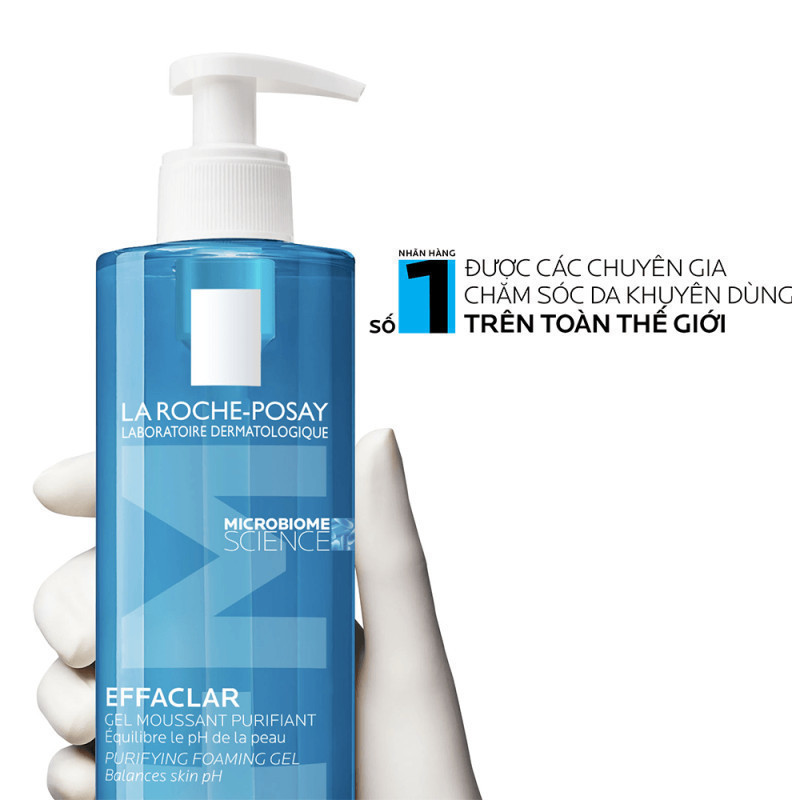 Gel rửa mặt giảm mụn, làm sạch sâu cho da dầu nam & nữ La Roche-Posay Effaclar Foaming Gel 400ml | BigBuy360 - bigbuy360.vn