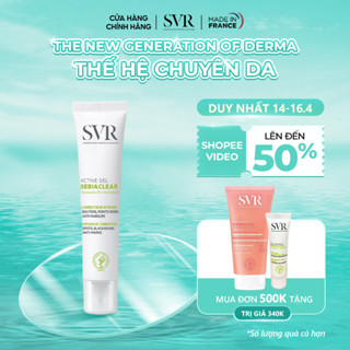 Kem dưỡng ẩm dành cho da dầu , giảm mụn SVR SEBIACLEAR ACTIVE GEL 40ml