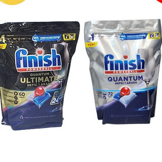 Viên rửa bát Finish Quantum 72 viên Nhập khẩu EU dùng cho máy rửa bát, 60V finish Ultimate 16 in 1