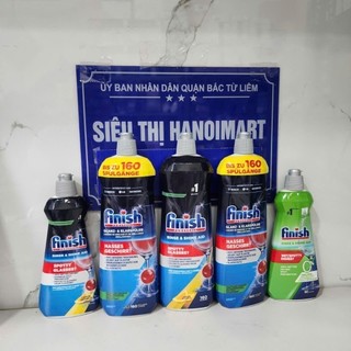 Nước làm bóng bát finish 800ml, dầu làm bóng finish 500ml, 750ml dung dịch làm bóng finish bát chén ly dùng cho máy rửa