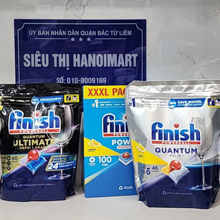 100 viên rửa bát finish all in 1, 60 viên finish ultimate 16 in 1, 72v finish quantum cao cấp