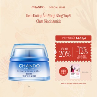Kem Dưỡng Ẩm Vùng Băng Tuyết CHANDO Himalaya 50g Chứa Niacinamide Hàng Chính Hãng