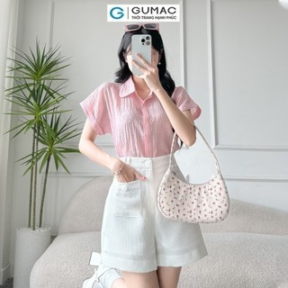 Quần short nữ GUMAC kiểu túi đắp  SHE03007