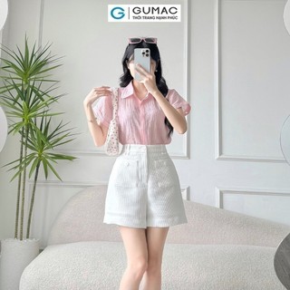 Quần short nữ GUMAC kiểu túi đắp  SHE03007