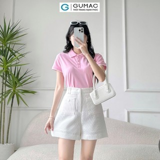 Quần short nữ GUMAC kiểu túi đắp  SHE03007