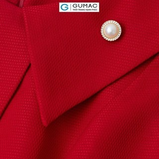 Đầm nữ GUMAC cổ đắp lệch  DE01003