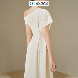 Đầm nữ GUMAC lệch vai  DE06028