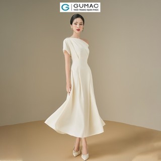 Đầm nữ GUMAC lệch vai  DE06028