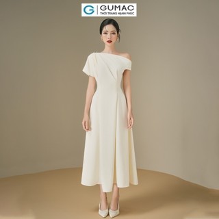 Đầm nữ GUMAC lệch vai  DE06028