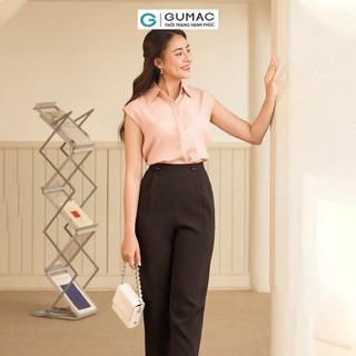 Áo kiểu nữ GUMAC phối bèo  AD05006