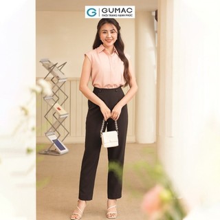 Áo kiểu nữ GUMAC phối bèo  AD05006