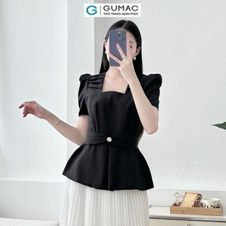 Áo peplum xếp ly cổ  AE06083