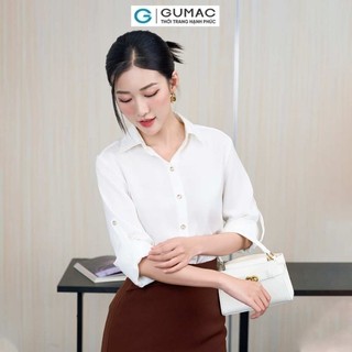 Áo sơ mi nữ GUMAC rã đô  AE06082