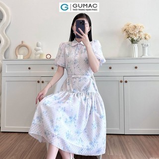 Đầm nữ GUMAC sơ mi suông  DE05005