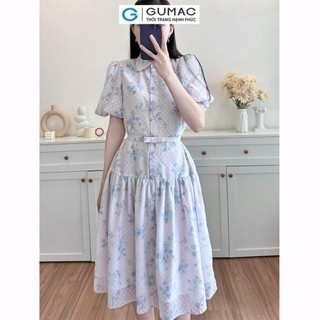Đầm nữ GUMAC sơ mi suông  DE05005