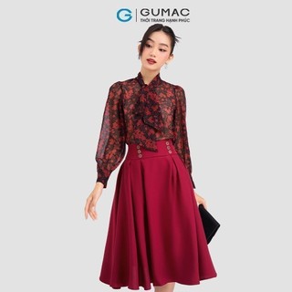 Áo sơ mi nữ GUMAC kiểu thắt nơ  AD03066