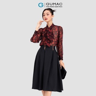 Áo sơ mi nữ GUMAC kiểu thắt nơ  AD03066