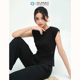 Áo thun nữ GUMAC xoắn eo  ATE05029