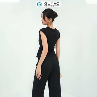 Áo thun nữ GUMAC xoắn eo  ATE05029