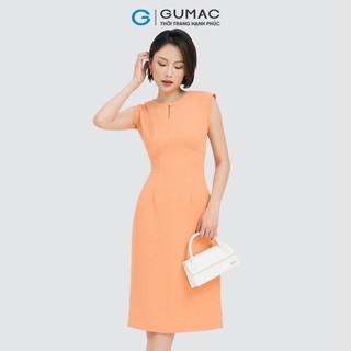 Đầm nữ GUMAC bút chì tay liền  DD04024