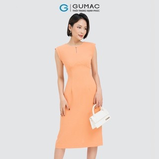 Đầm nữ GUMAC bút chì tay liền  DD04024