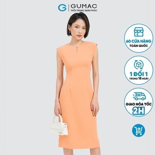 Đầm nữ GUMAC bút chì tay liền  DD04024