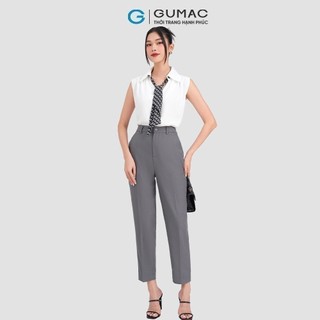Quần tây nữ GUMAC ống đứng  QD03050