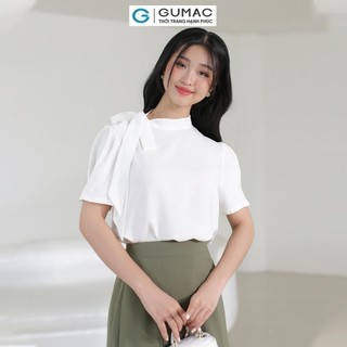 Áo kiểu nữ GUMAC thắt nơ  LAE0309
