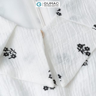 Đầm nữ GUMAC A xòe bâu kiểu  DE01053