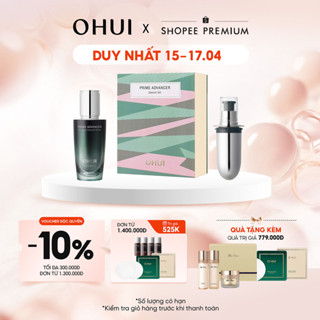 [OHUI Official] Set tinh chất chống lão hóa sớm đa tầng OHUI Prime Advancer De-Aging Ampoule Serum 50ml+50ml