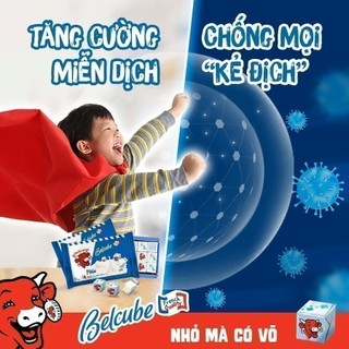 Phô mai vuông Belcube vị Sữa 15C 78Gx15 WA24