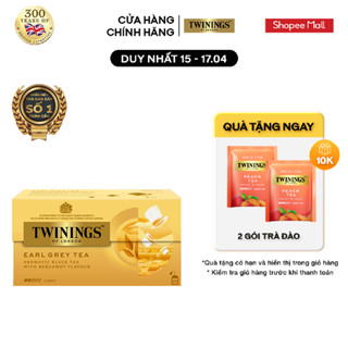 Trà Túi Lọc Bá Tước Twinings Earl Grey 25 gói x 2g