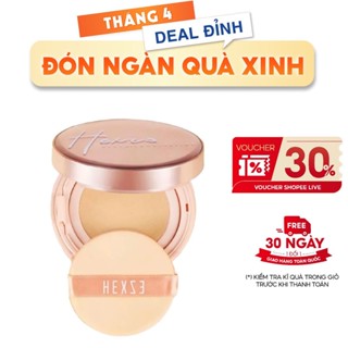 Cushion cấp ẩm kiềm dầu lâu trôi HEXZE 15g, phấn nước căng bóng , mỏng nhẹ , nâng tone tự nhiên (2 lõix15g)